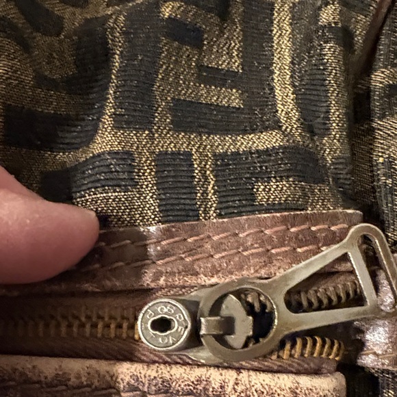 Fendi Monogram Black and Brown Duffel Bag - Picture 10 of 16